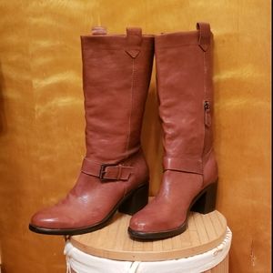 Mid Calf Brown Leather Boutique9 Boots